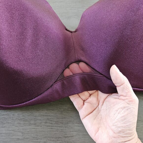 Lane Bryant Cacique Bra Lightly Lined Balconette Purple 52DD - Picture 6 of 7